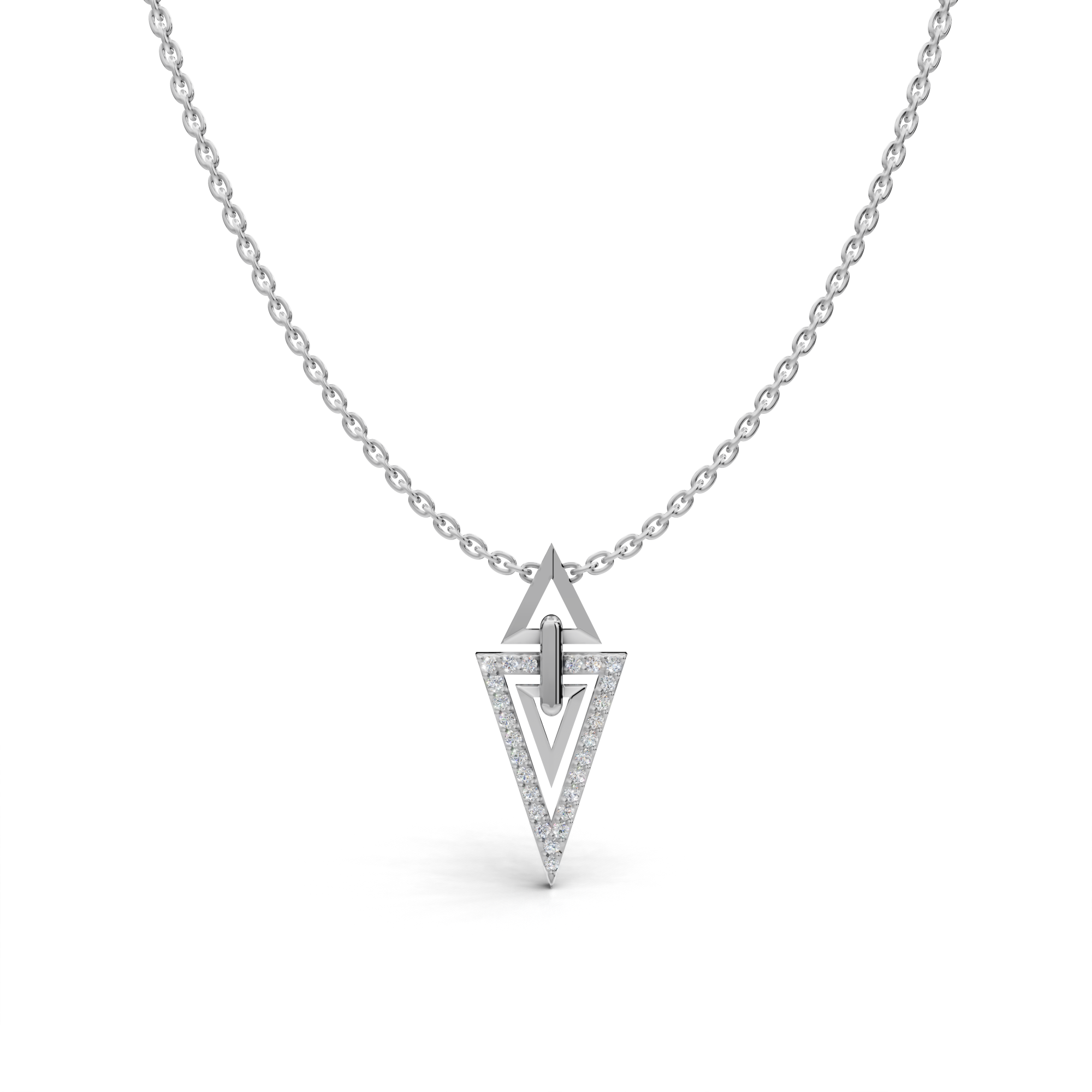Geometric Triangle Pendant  LWPD-0329