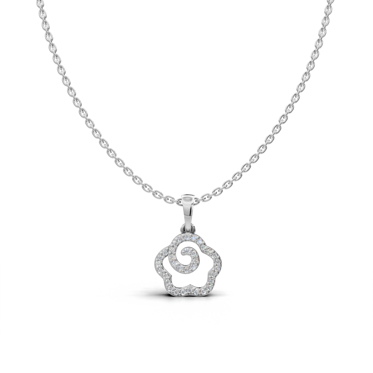 Rose pendant - LWPD-0334