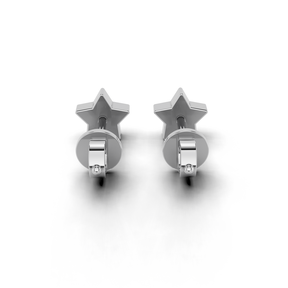 Stunning star stud earrings