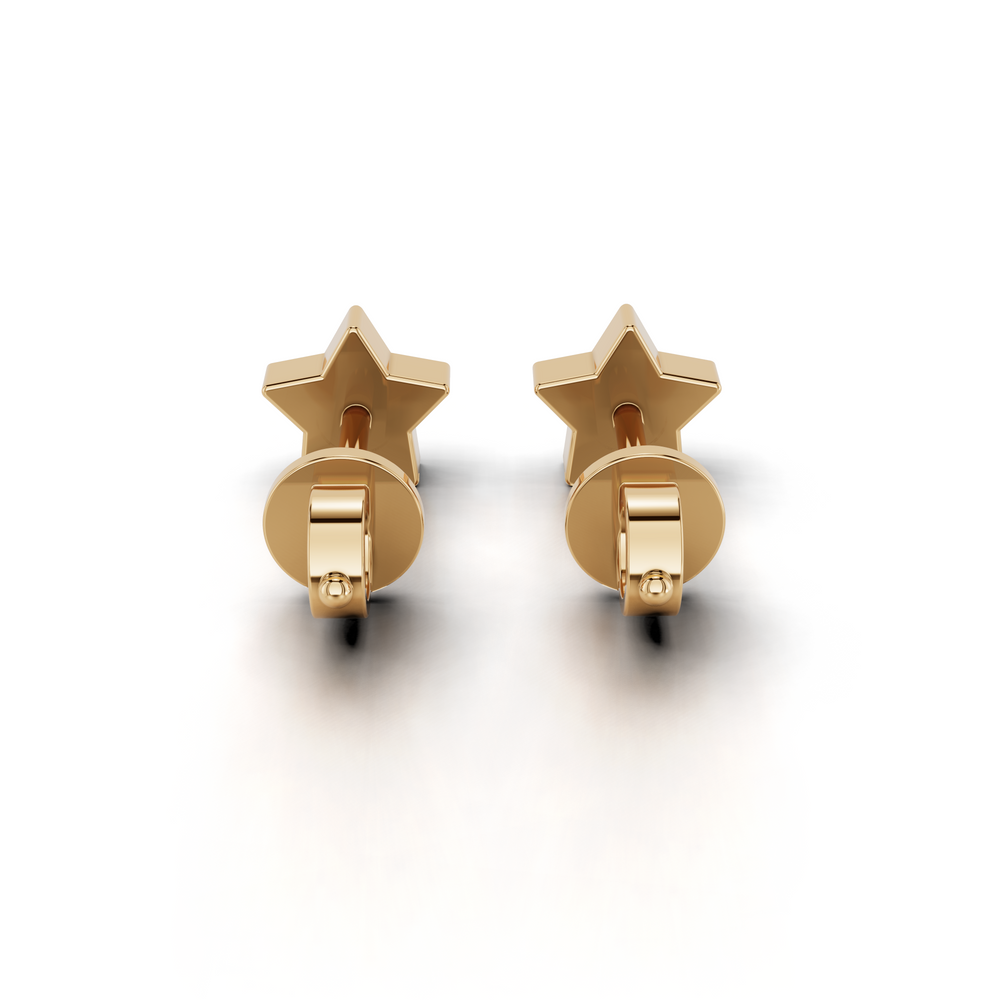Stunning star stud earrings